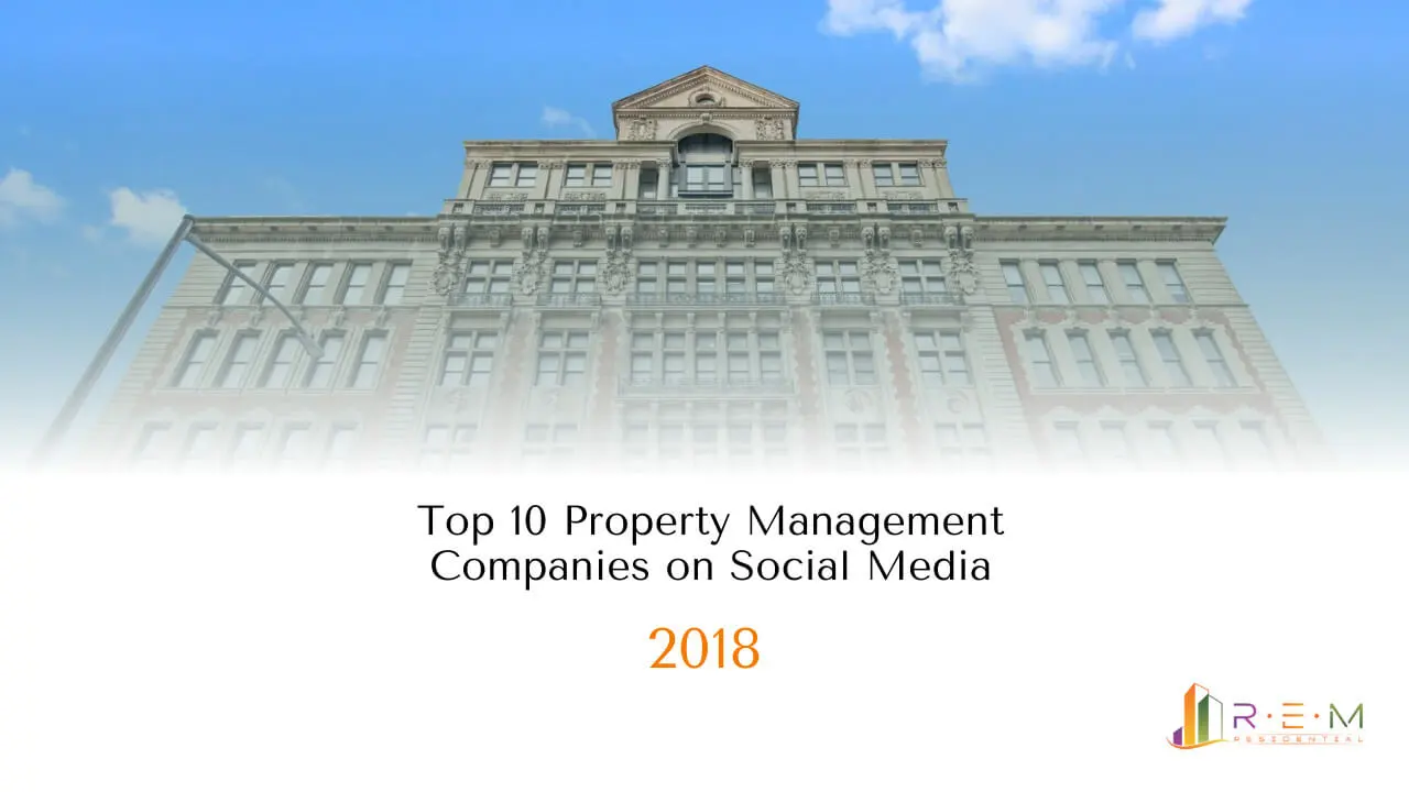 R.E.M. Residential Featured Among Top Property Management Companies on Social Media